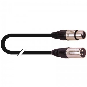 LK Electronic XX-002-6m кабель XLR-3M -> XLR-3F, длина 6 м, черный