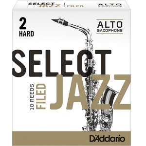 Rico RSF10ASX2H Select Jazz Трость для саксофона альт, размер 2, жесткие (Hard)