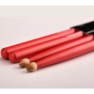 HUN 1010100201009 Colored Series 7A Барабанные палочки, орех гикори, красные