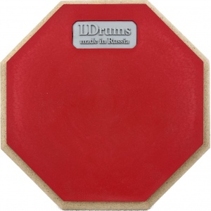 LDrums LDTP6-RD Тренировочный пэд 6", резина, красный