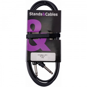 STANDS & CABLES GC-076-3 Инструментальный кабель, Разъемы угловой Jack моно - Jack моно
