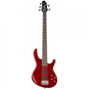 Cort Action-Bass-V-Plus-TR Бас-гитара 5-струнная, красная. 2-полосный активный эквалайзер