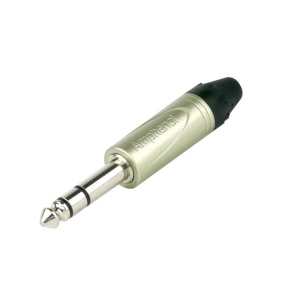 AMPHENOL QS3P джек стерео, кабельный, 6.3 мм, цвет никель, колпачок из термопластика