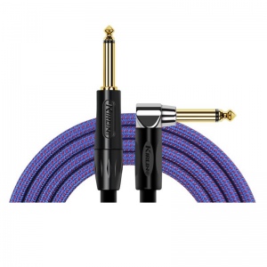Kirlin IWB-202BFGL 3M RO инструментальный  кабель с прямым/угловым 6,3 мм разъемами (моно)