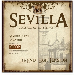 Sevilla 8450 Комплект струн для классической гитары, посеребренные, сильное натяжение, с покрытием