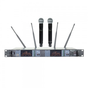 Anzhee RS500 dual HH Двухканальная радиосистема с двумя ручными передатчиками. 3000 каналов, 654-714