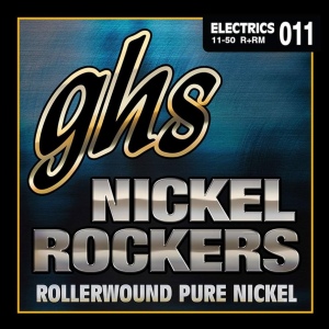 GHS R+RM Nikel Rockers 11-50 струны для 6-ти струнных электрогитар, навивка роликовая