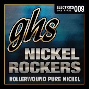 GHS R+RXL Nikel Rockers 9-42 струны для 6-ти струнных электрогитар, навивка роликовая